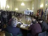 Reunión de la comisión de economía del Parlamento Europeo este jueves.