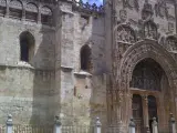 Fachada de la Iglesia de Santa Mar&iacute;a la Real, en Aranda de Duero.
