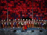 El folklore ruso no faltó en la ceremonia de clausura del evento.