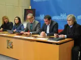 Martínez, Soriano, Pineda, Ortega y De Córdoba en la presentación