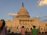 Vista del Capitolio estadounidense en Washington DC (EE UU).