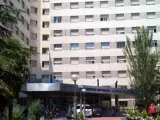 Fachada del Hospital de Txagorritxu de Vitoria.