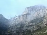 Monta&ntilde;a de Montserrat, en Barcelona.