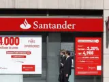 Oificina del Banco Santander.