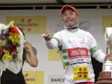 Joaquim 'Purito' Rodríguez celebra su victoria en la Volta a Catalunya.