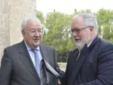 Biel y Arias Cañete, antes de la Comisión de Seguimiento del Pacto del Agua