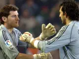Los porteros Diego López e Iker Casillas en una imagen de archivo.