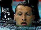 Ian Thorpe, en acción en la piscina.