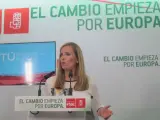 La secretaria general del PSOE de La Palma del Condado, Elena Ruiz.