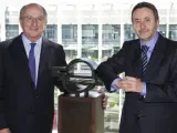 El Presidente de Repsol, Antonio Brufau, junto con el nuevo Consejero Delegado de la Compañía, Josu Jon Imaz.