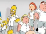 Los miembros de 'Los Simpson' y 'Padre de familia', juntos en un capítulo.