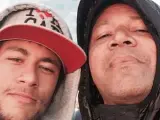 Neymar Jr. y su padre.