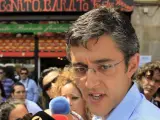El aspirante a secretario general del PSOE, Eduardo Madina