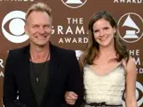 Sting junto a su hija Kate Sumner, una de los seis hijos que tiene.