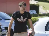 El jugador, Javi Martínez, a su llegada a La Ciudad del Fútbol de Las Rozas (Madrid)