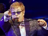 Elton John en el festival de música Ibiza 123.