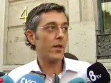 Eduardo Madina, tras su reunión con Pedro Sánchez.