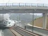 Accidente de tren en Santiago de Compostela