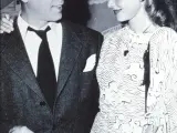 Los actores Humprey Bogart y Lauren Bacall, en una foto de los años 40.