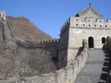 Imagen de la Gran Muralla China, cerca de la capital del país, Pekín.