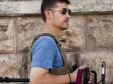 Fotografía de archivo facilitada por GlobalPost el 2 de enero de 2013 que muestra al periodista estadounidense James Foley, secuestrado en noviembre de 2012 por yihadistas en Siria.