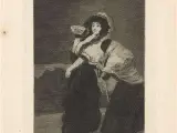 Un grabado de la seria 'Capricho' de Goya
