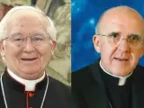 Los recién nombrados arzobispos de Valencia y Madrid (de izda a dcha), Antonio Cañizares y Carlos Osoro.