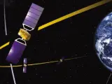 Sistema de navegación vía satélite Galileo.