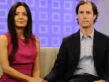 Andrew Madoff y su esposa, Catherine Hooper, en una intervención en televisión.