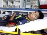 El colombiano Nairo Quintana abandonó la Vuelta 2014 en el transcurso de la undécima etapa.