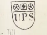 Varios bocetos de 1961 del diseñador Paul Rand cuando trabajaba en el logotipo de la empresa de mensajería y transportes UPS