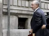 El expresidente de Bankia Rodrigo Rato, a su llegada a la Audiencia Nacional