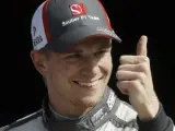 Nico Hulkenberg durante el Gran Premio de Italia.