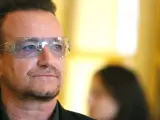 Bono, cantante del grupo irlandés U2.