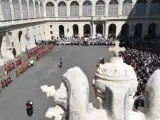 Patio San Damaso en la Ciudad del Vaticano.