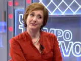 Teresa Romero en el plató de 'Un Tiempo Nuevo'.