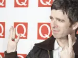 Noel Gallagher, durante los premios Q Music Magazine de 2011.