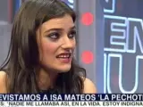 Isabel Mateos, conocida como 'la Pechotes', la amiga del 'pequeño Nicolás' en su entrevista en 'Un tiempo nuevo'.