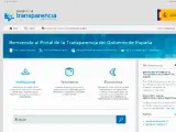 Pantallazo del portal de la Transparencia.