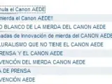 Ataque hacker a la web de Asociación de Editores de Diarios Españoles con motivo del canon AEDE.