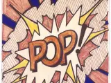 En este boceto para 'Pop!', Lichtenstein usó rotuladores y papeles recortados de revistas