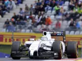 El piloto brasileño Felipe Massa, rodando con su Williams en el GP de Austria.