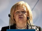 La presidenta de la AVT, Ángeles Pedraza.