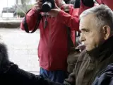 El electricista Manuel Fernández Castiñeiras, acusado de robar el Códice Calixtino, en el juicio.