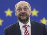 El recién reelegido presidente del Parlamento Europeo, Martin Schulz.