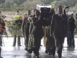 La Brigada de Infantería Mecanizada "Guzmán el Bueno" X ha despedido en la base de Cerro Muriano (Córdoba) con un emotivo funeral al cabo Francisco Javier Soria Toledo, fallecido el miércoles en el Líbano.
