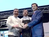 Joan y Jordi Roca (El Celler de Can Roca) y F.J.Garzón (Icex)