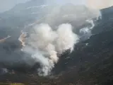 Incendio En La Montaña Pasiega