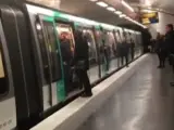 Incidente en el metro de París.