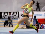 La saltadora Ruth Beitia, la mejor atleta española los tres últimos años, escribió una nueva gesta en su libro de estadísticas al proclamarse por decimocuarta vez campeona de España de altura en pista cubierta.
